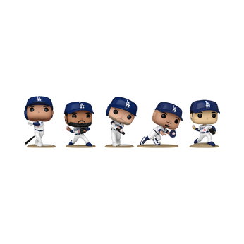 Pop! Los Angeles Dodgers 2024 MLB World Series Champions 5-Pack, Image 1